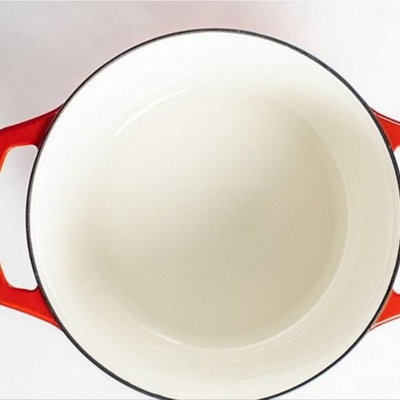 Lodge USA Cast Iron Enameled Round Dutch Oven- 7.5QT - Picture 2 of 10